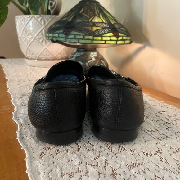 Louis Vuitton LV Lexington Loafers Pebbled Leather - BLACK - GUC Mens Size 10US - Picture 6 of 10